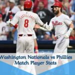 Washington Nationals vs Phillies Match Player Stats