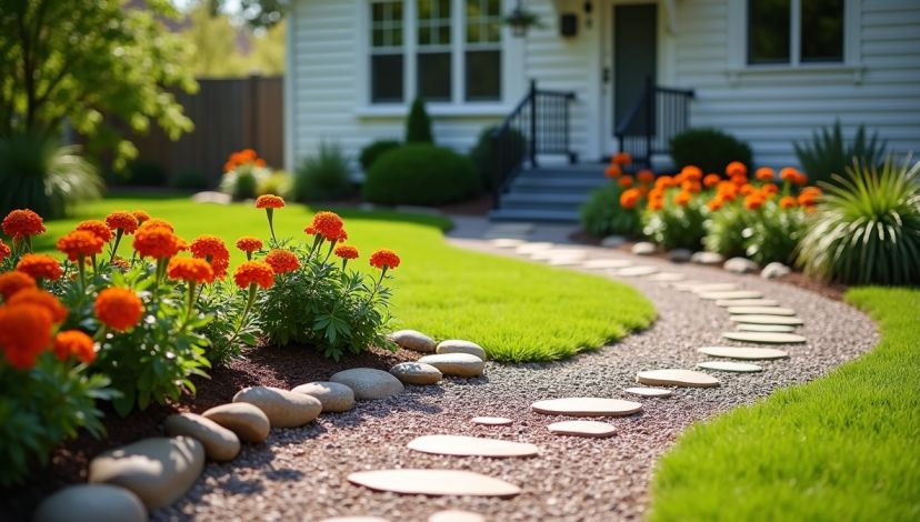 cheap simple front yard landscaping ideas