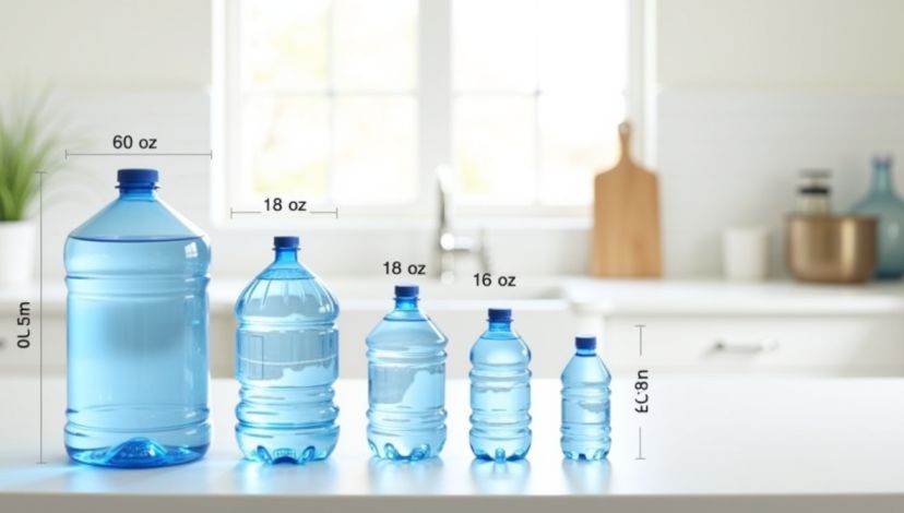 how many water bottles is a gallon