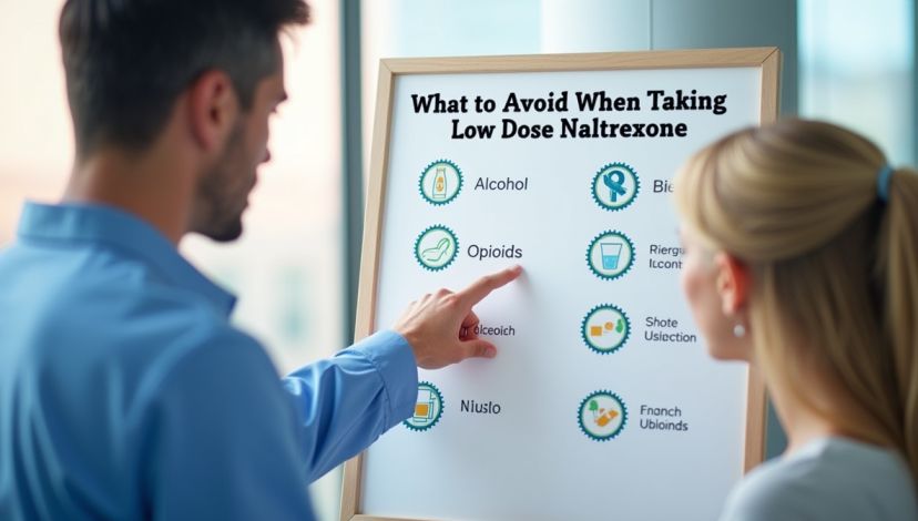 what to avoid when taking low dose naltrexone