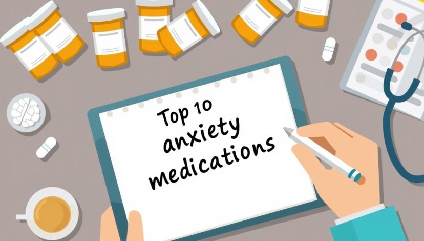 what are the top 10 medications for anxiety?